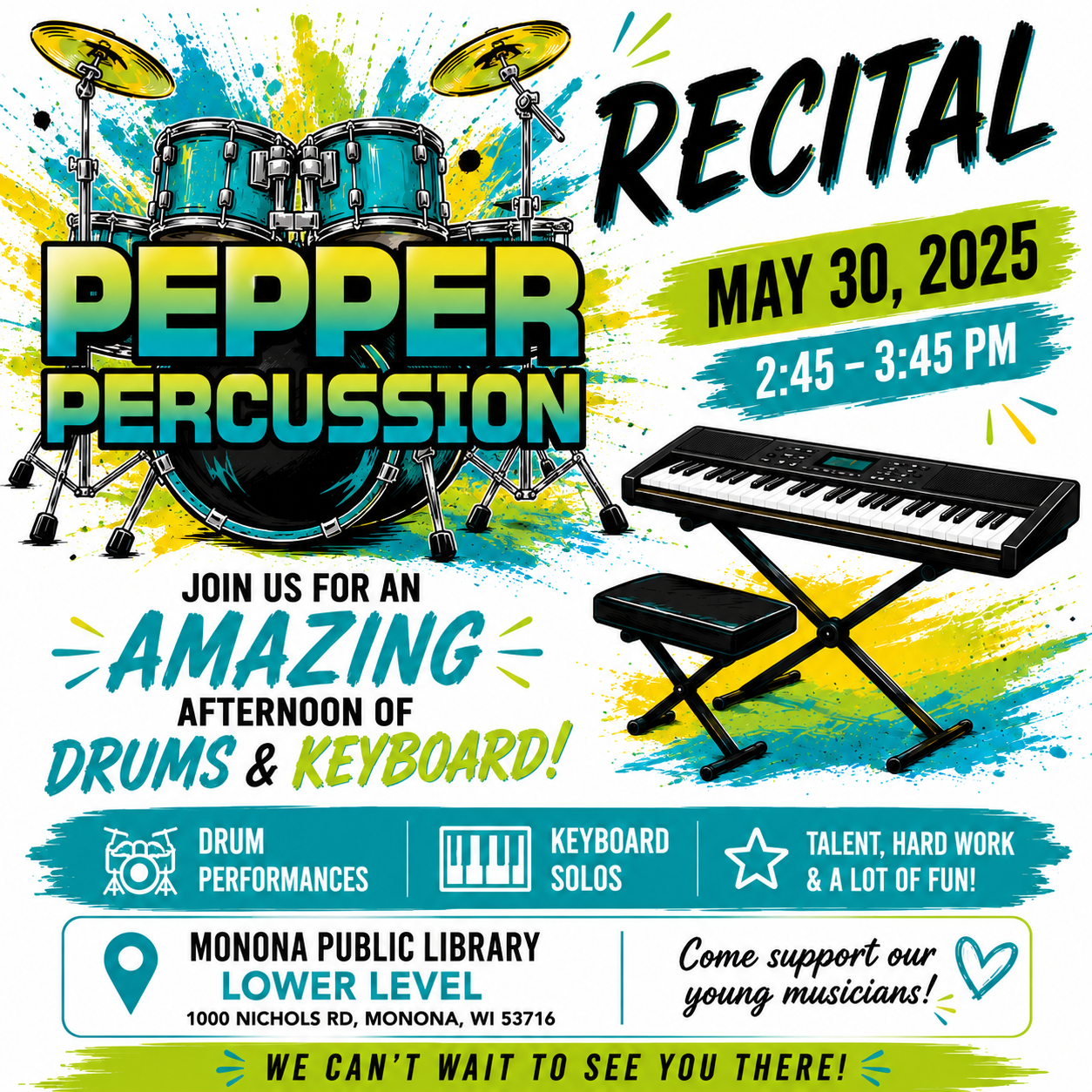 2026 summer recital flyer