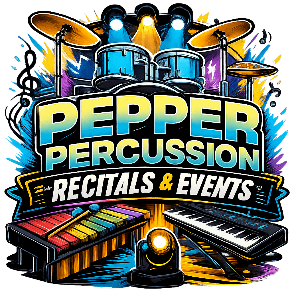 pepper percussion recitals and events logo