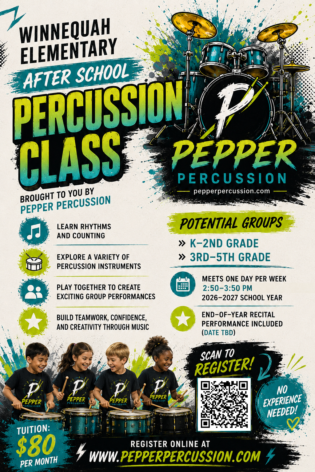 after school ensemble flyer